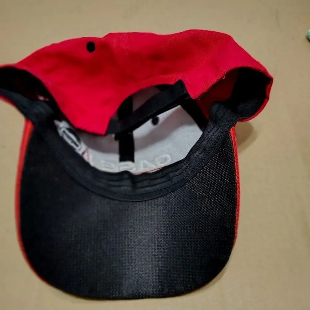 Case IH Agriculture Red & Black CNH Cap Embroidered Hat 840 Max Moisture Wicking